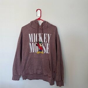 Mickey Mouse Brown Hoodie for Men